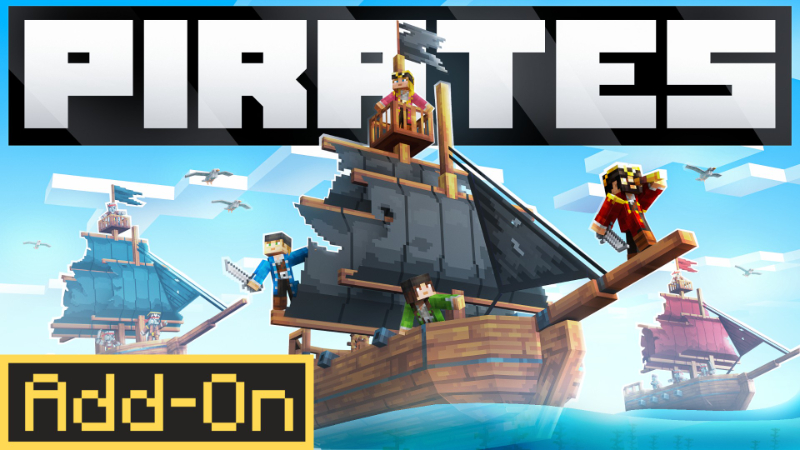 Thumbnail of the Minecraft Bedrock Marketplace product Add-On Pirates created by SNDBX.