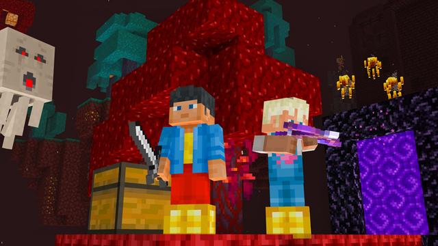 Screenshot of the Minecraft Bedrock Marketplace product Skyblock | 5 Dimensions created by SNDBX.