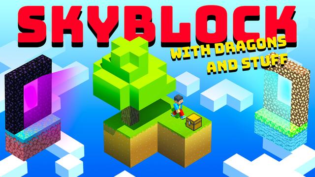 Thumbnail of the Minecraft Bedrock Marketplace product Skyblock | 5 Dimensiones created by SNDBX.