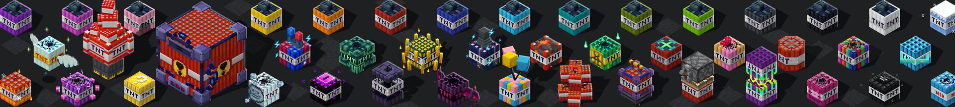 Panorama of the Minecraft Bedrock Marketplace product TNT MEGAPACK created by SNDBX.