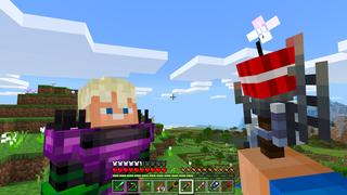 Screenshot of the Minecraft Bedrock Marketplace product Weapons created by SNDBX.