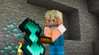 Screenshot of the Minecraft Bedrock Marketplace product Weapons created by SNDBX.