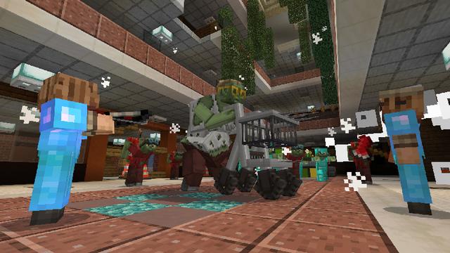 Screenshot of the Minecraft Bedrock Marketplace product ZOMBIE APOCALYPSE created by SNDBX.