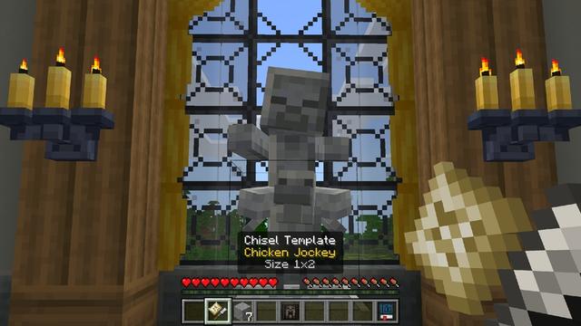 Screenshot of the Minecraft Bedrock Marketplace product Block Furniture Add-On created by Solid Blocks.