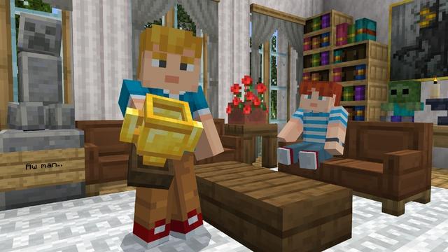 Screenshot of the Minecraft Bedrock Marketplace product Block Furniture Add-On created by Solid Blocks.