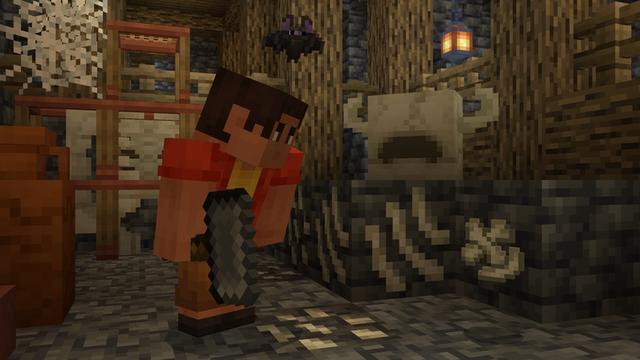 Screenshot of the Minecraft Bedrock Marketplace product Overhauled Archeology Add-On created by Solid Blocks.