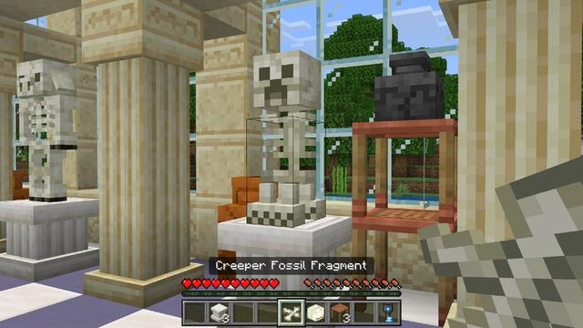 Screenshot of the Minecraft Bedrock Marketplace product Overhauled Archeology Add-On created by Solid Blocks.