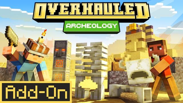 Thumbnail of the Minecraft Bedrock Marketplace product Überarbeitetes „Archeology“-Add-On created by Solid Blocks.