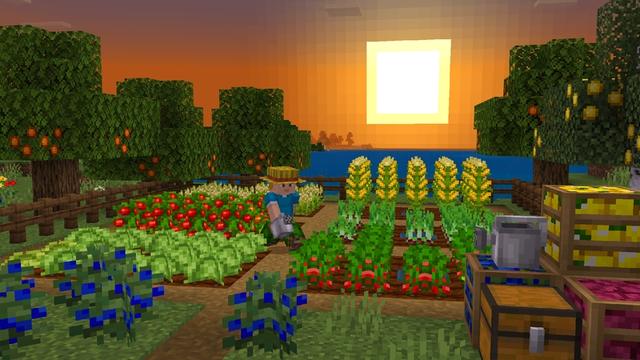 Screenshot of the Minecraft Bedrock Marketplace product Overhauled: Farming & Food created by Solid Blocks.