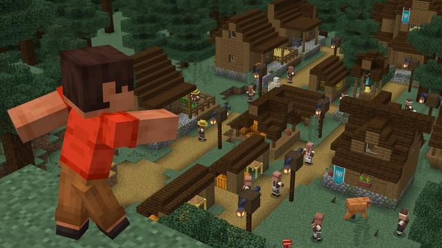 Screenshot of the Minecraft Bedrock Marketplace product Overhauled Villages Add-On created by Solid Blocks.