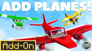 Thumbnail of the Minecraft Bedrock Marketplace product ¡Añade Aviones! created by Some Game Studio.