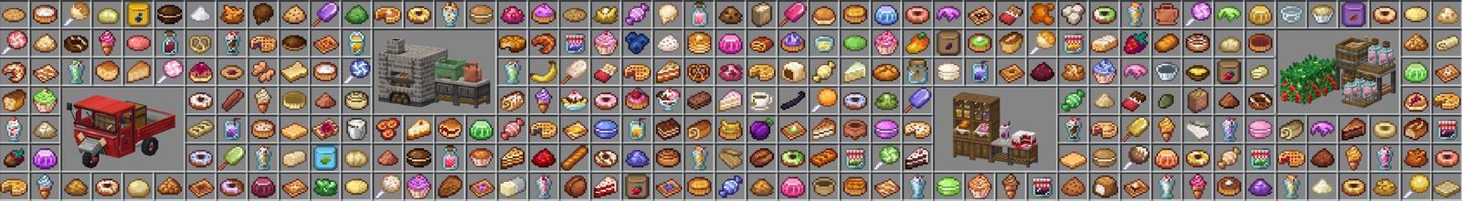 Panorama of the Minecraft Bedrock Marketplace product Cakes & Bakes created by Some Game Studio.