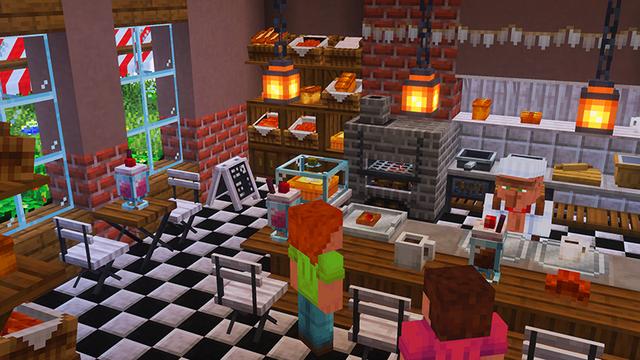 Screenshot of the Minecraft Bedrock Marketplace product Cakes & Bakes created by Some Game Studio.