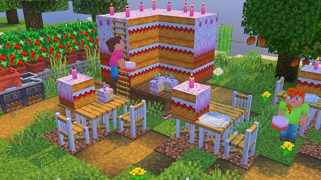 Screenshot of the Minecraft Bedrock Marketplace product Cakes & Bakes created by Some Game Studio.