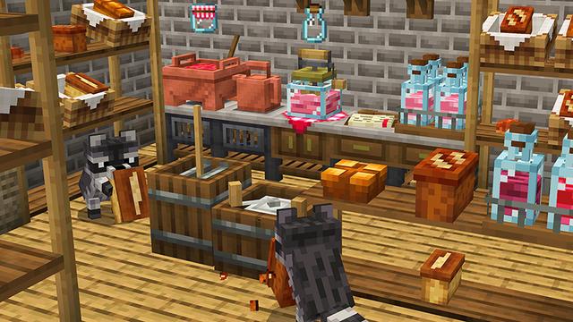 Screenshot of the Minecraft Bedrock Marketplace product Cakes & Bakes created by Some Game Studio.