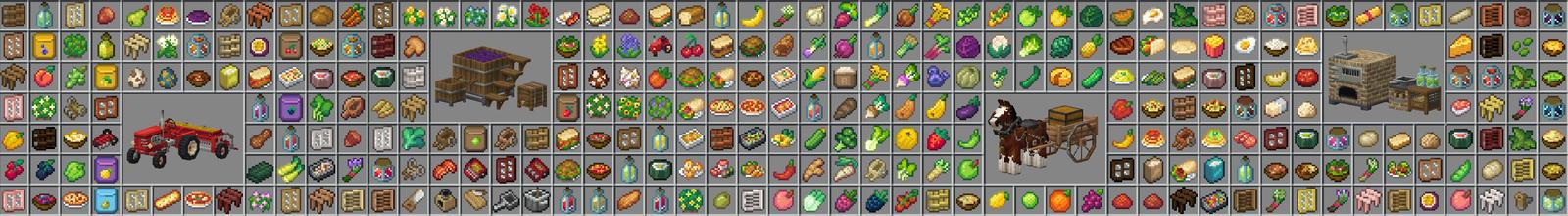 Panorama of the Minecraft Bedrock Marketplace product Crops & Farms created by Some Game Studio.