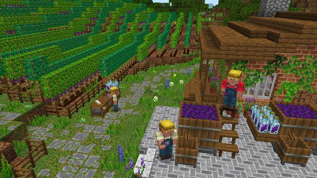 Screenshot of the Minecraft Bedrock Marketplace product Crops & Farms created by Some Game Studio.