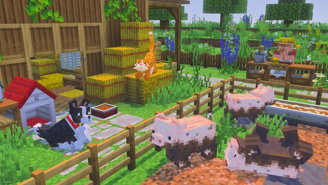 Screenshot of the Minecraft Bedrock Marketplace product Crops & Farms created by Some Game Studio.