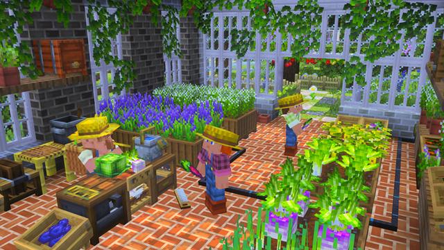 Screenshot of the Minecraft Bedrock Marketplace product Crops & Farms created by Some Game Studio.