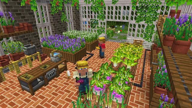 Screenshot of the Minecraft Bedrock Marketplace product Crops & Farms created by Some Game Studio.