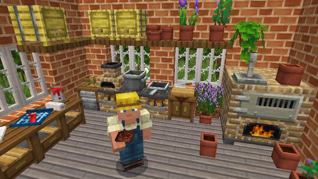 Screenshot of the Minecraft Bedrock Marketplace product Crops & Farms created by Some Game Studio.
