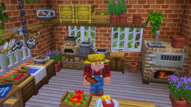 Screenshot of the Minecraft Bedrock Marketplace product Crops & Farms created by Some Game Studio.