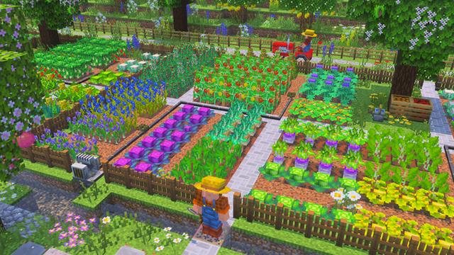Screenshot of the Minecraft Bedrock Marketplace product Crops & Farms created by Some Game Studio.
