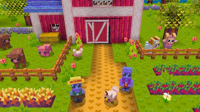 Screenshot of the Minecraft Bedrock Marketplace product Cute Craft Texture Pack created by Some Game Studio.