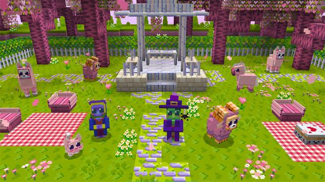 Screenshot of the Minecraft Bedrock Marketplace product Cute Craft Texture Pack created by Some Game Studio.