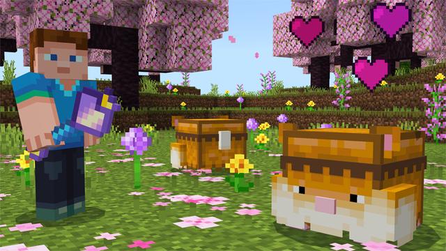 Screenshot of the Minecraft Bedrock Marketplace product Helpful Pets! created by Some Game Studio.