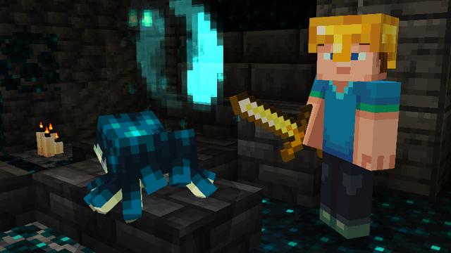 Screenshot of the Minecraft Bedrock Marketplace product Helpful Pets! created by Some Game Studio.