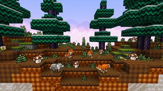 Screenshot of the Minecraft Bedrock Marketplace product Old School Pixels Texture Pack created by Some Game Studio.