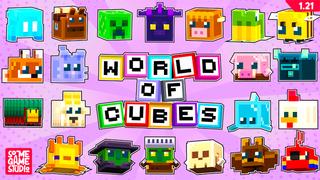 Thumbnail of the Minecraft Bedrock Marketplace product World of Cubes Texture Pack created by Some Game Studio.