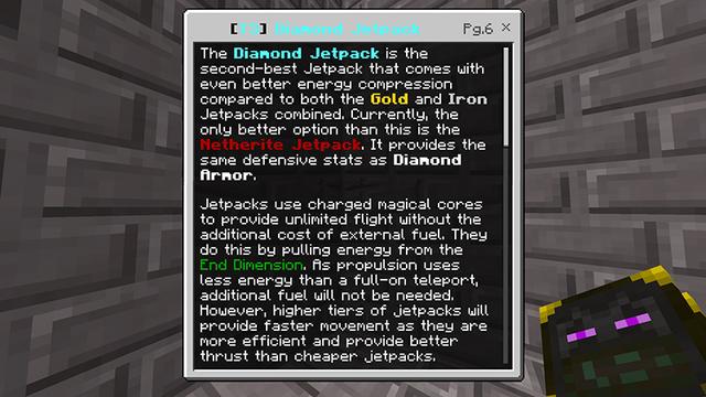 Screenshot of the Minecraft Bedrock Marketplace product EnderTech created by Sova Knights.