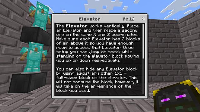 Screenshot of the Minecraft Bedrock Marketplace product EnderTech created by Sova Knights.