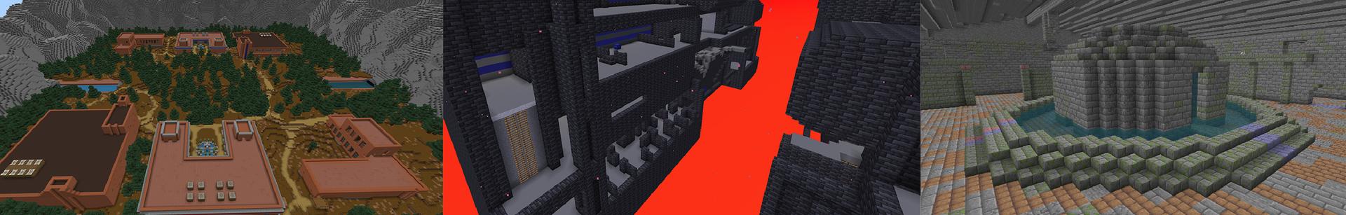 Panorama of the Minecraft Bedrock Marketplace product Paintball created by Sova Knights.