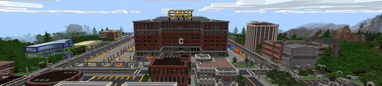 Panorama of the Minecraft Bedrock Marketplace product Race City created by Sova Knights.