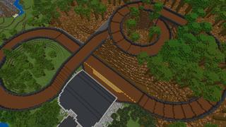 Screenshot of the Minecraft Bedrock Marketplace product Race City created by Sova Knights.