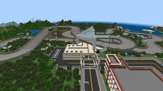 Screenshot of the Minecraft Bedrock Marketplace product Race City created by Sova Knights.