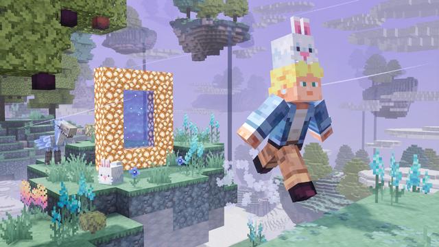 Screenshot of the Minecraft Bedrock Marketplace product Aether Legends created by Spark Universe.