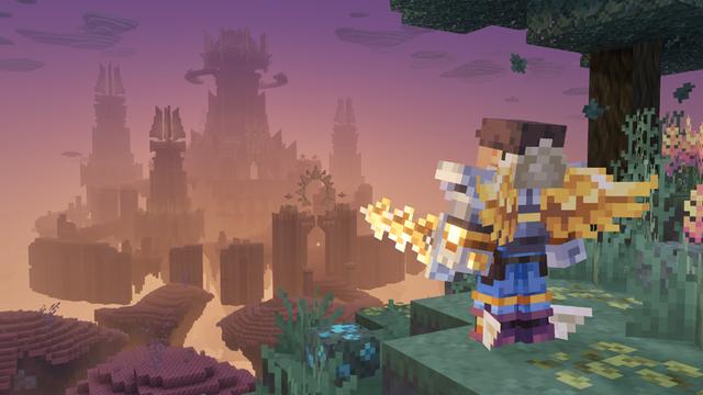 Screenshot of the Minecraft Bedrock Marketplace product Aether Legends created by Spark Universe.