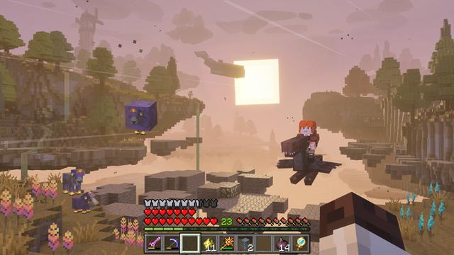 Screenshot of the Minecraft Bedrock Marketplace product Aether Legends created by Spark Universe.