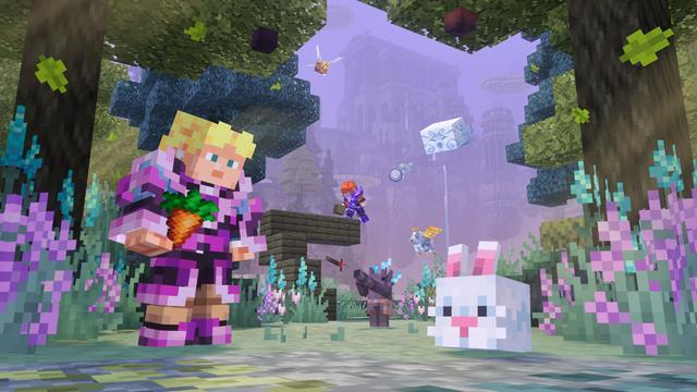 Screenshot of the Minecraft Bedrock Marketplace product Aether Legends created by Spark Universe.