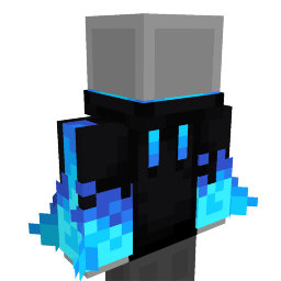 Thumbnail of the Minecraft Bedrock Marketplace product Blue Neon Sweatshirt created by Spark Universe.