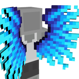 Thumbnail of the Minecraft Bedrock Marketplace product Blue Neon Wings created by Spark Universe.