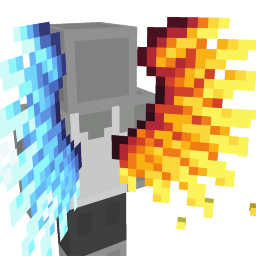 Thumbnail of the Minecraft Bedrock Marketplace product Fire and Ice Wings created by Spark Universe.
