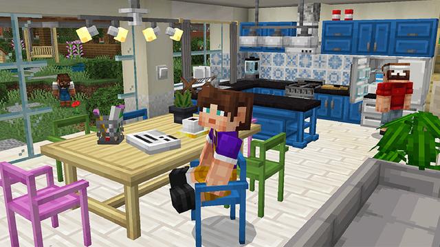 Screenshot of the Minecraft Bedrock Marketplace product Furniture: Modern 2 created by Spark Universe.