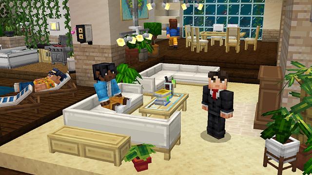 Screenshot of the Minecraft Bedrock Marketplace product Furniture: Modern 2 created by Spark Universe.