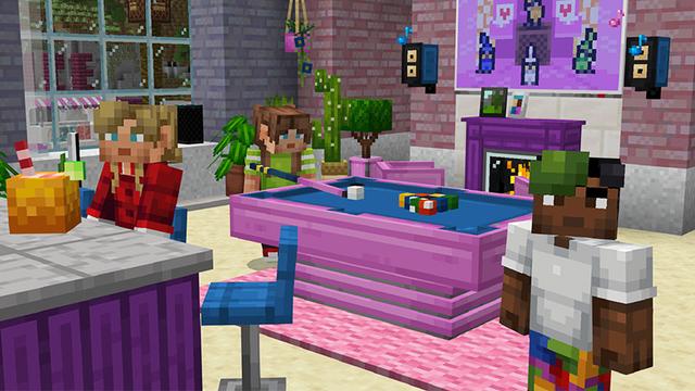 Screenshot of the Minecraft Bedrock Marketplace product Furniture: Modern 2 created by Spark Universe.