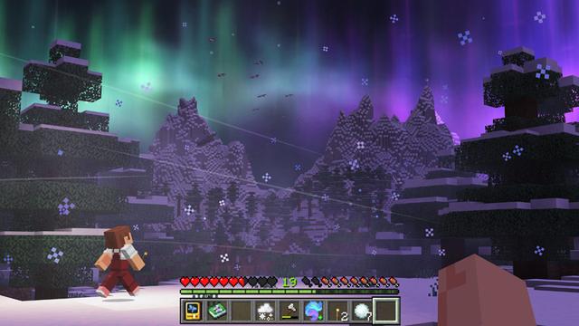 Screenshot of the Minecraft Bedrock Marketplace product Realism VFX Add-On created by Spark Universe.